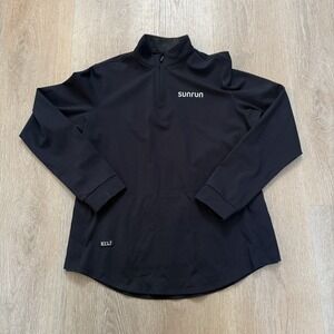 Bylt Elite Fairway Pullover 1/4 Zip Men's Size Large Navy Blue Golf Magnets